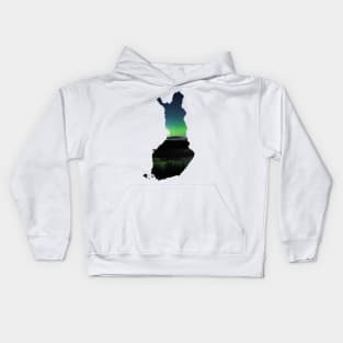 The map of Finland Kids Hoodie